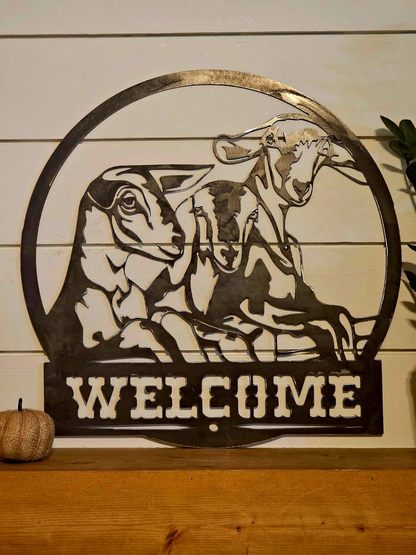 Goat Welcome Sign