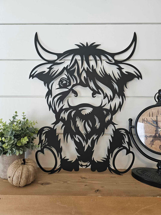 Highland Cow Cut Out